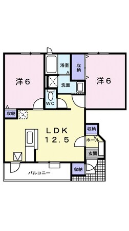 ソレアードの物件間取画像